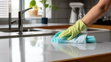 Clean Quartz Countertops